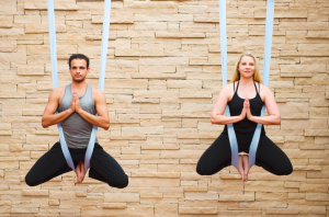 Aerial Yoga at Well & Being at Willow Stream Spa