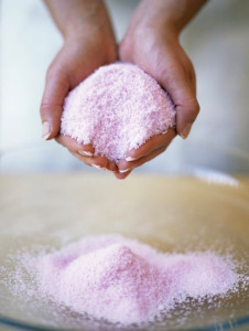 Epsom Salt Pink Bath Crystals