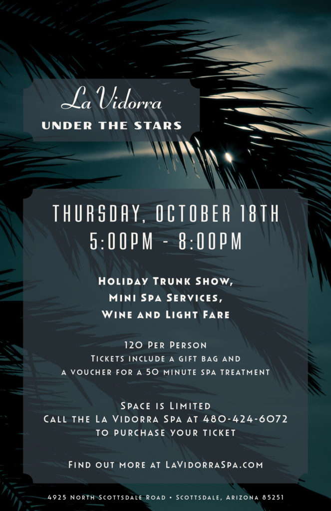 La Vidorra Spa Under the Stars Fall Event